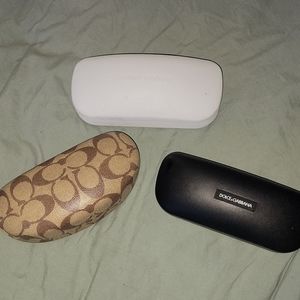 Warby Parker Dolce Gabbana coach glass case